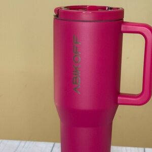 40 oz Tumbler Water Bottle with Handle and Flip Straw